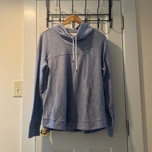 Navy blue Vineyard Vines funnel neck pullover size L